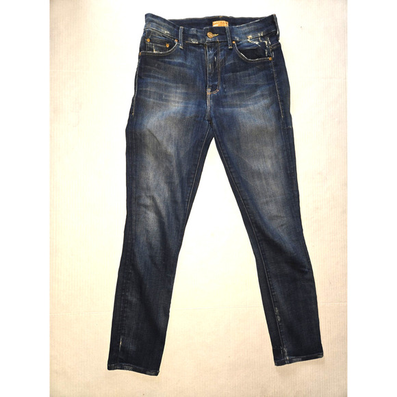 Mother Jeans W26 High-Waisted Looker Crop Tequila Truth USA EUC - Picture 1 of 15
